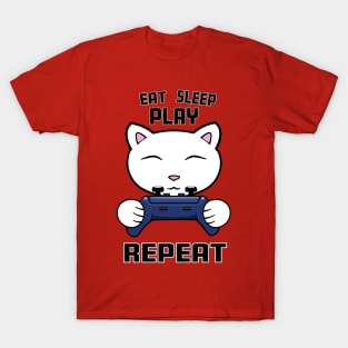 Eat sleep play repeat T-Shirt